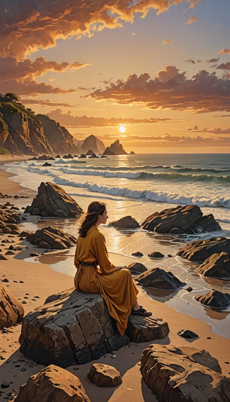 Beach painting