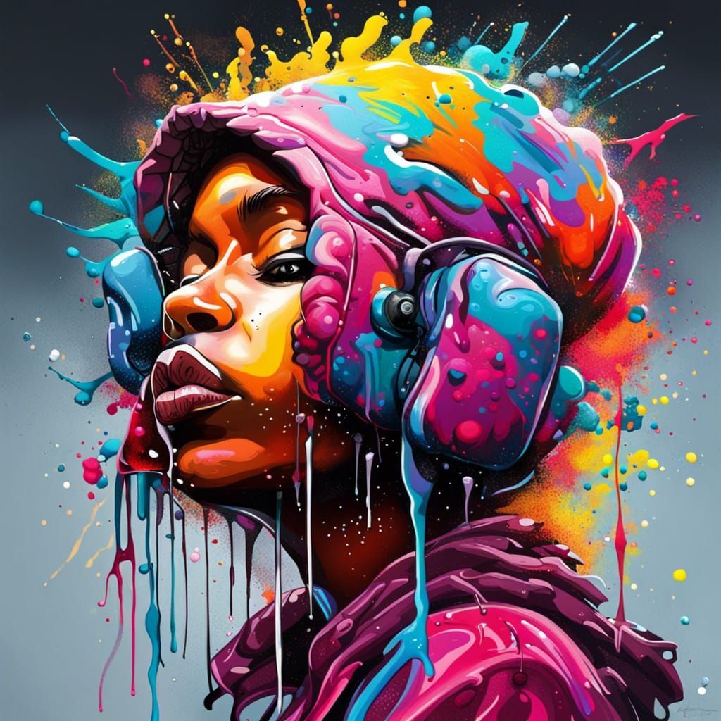Colorful Graffiti Street Art Profile Picture
