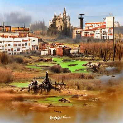Fallout 4 Inspired Logroño Spain Concept Art