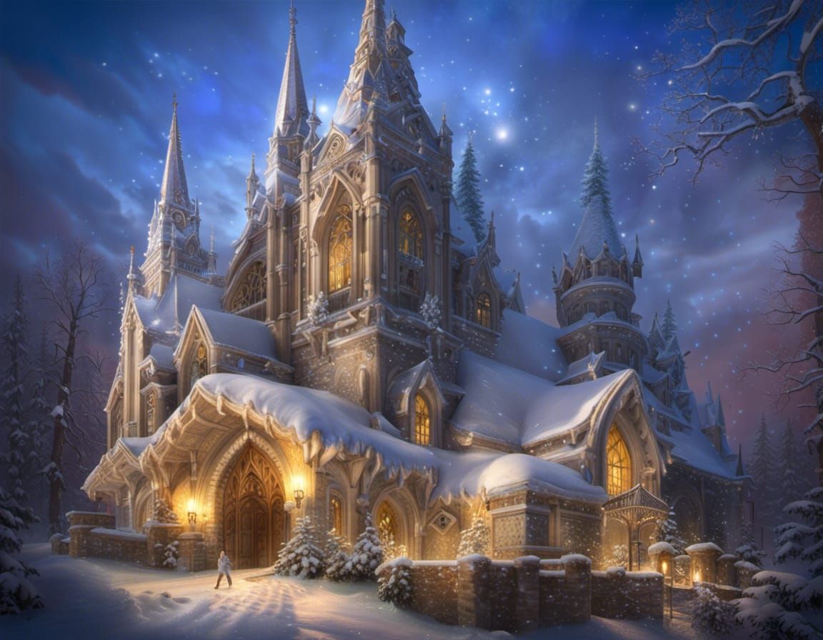 Fairytale Winter Castle