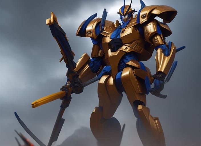 Hyperrealistic Ronin Warriors 3D Render