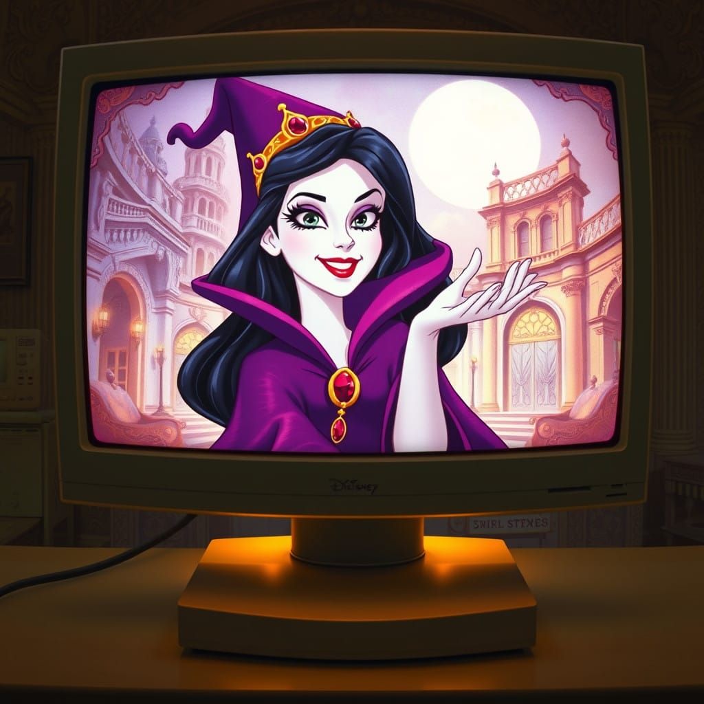 Mystical Sorceress in Byzantine Opulence