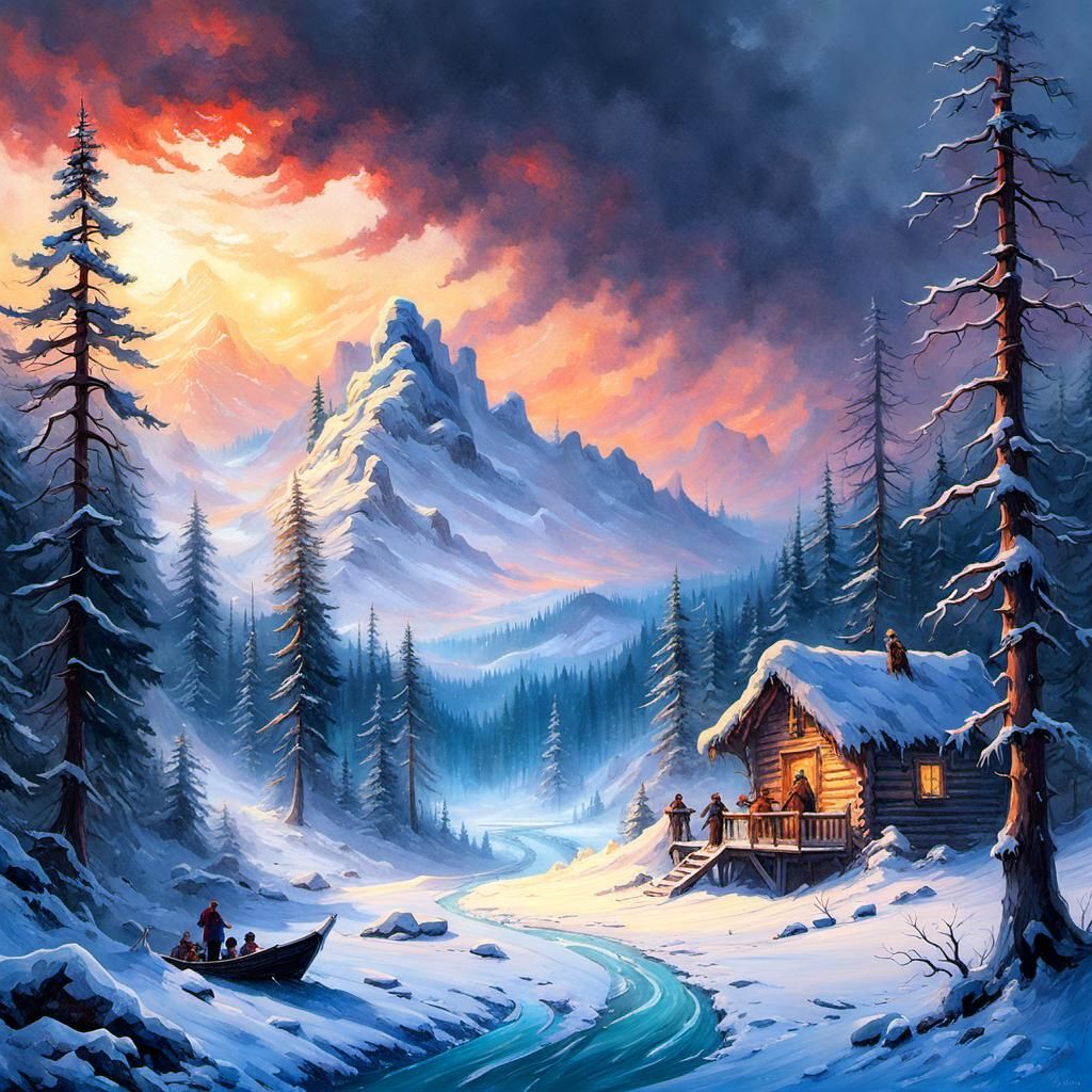 Frozen Blizzard: A Cinematic Winter Masterpiece