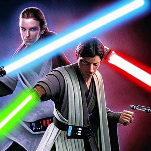 Epic Lightsaber Duel: Jedi Versus Sith