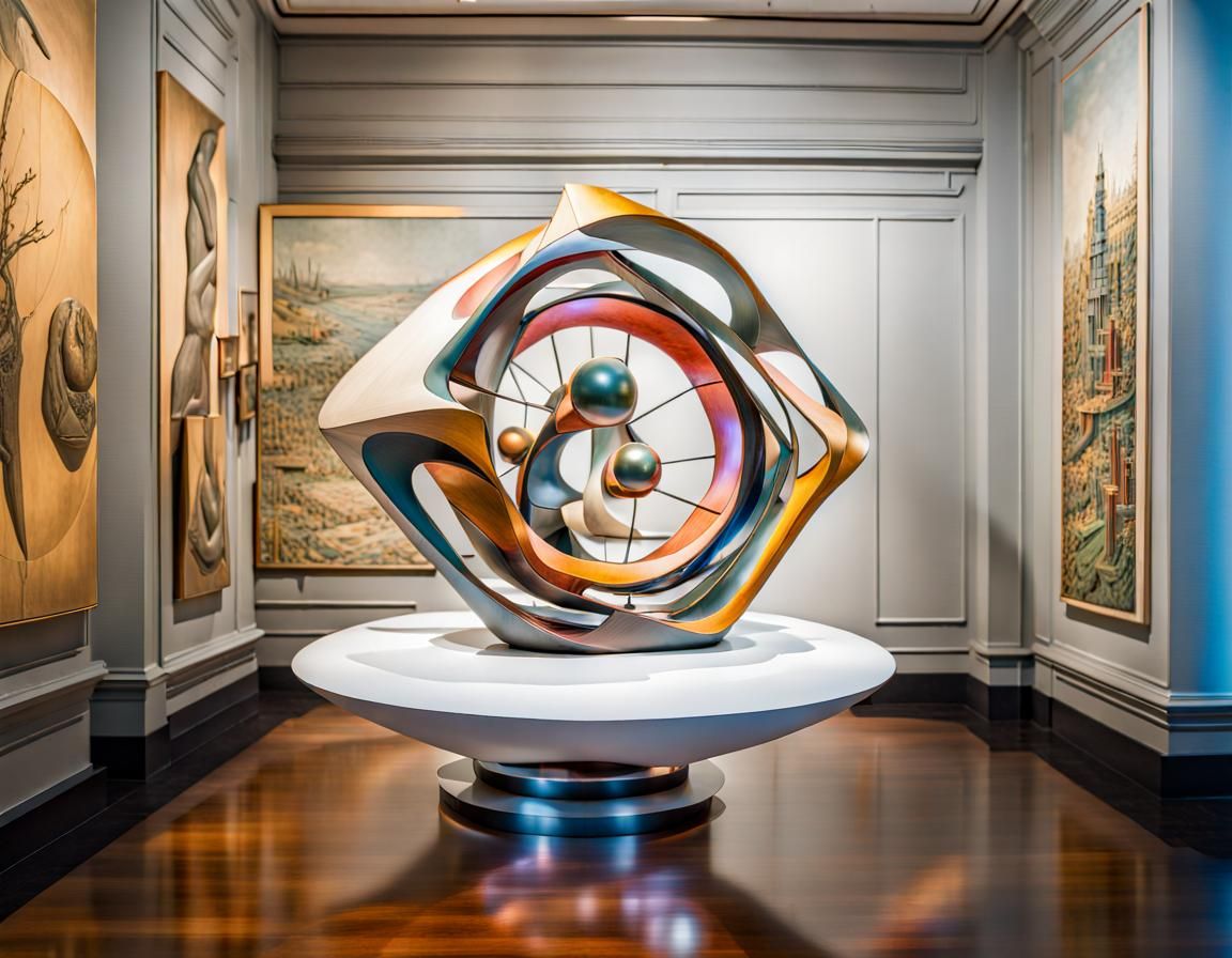 Art Deco Sculpture Inspired by Science Fiction