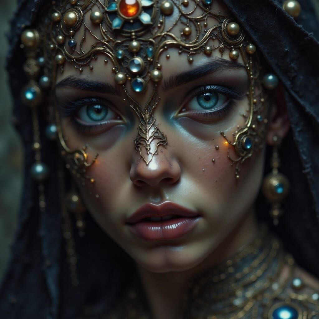 Surreal Steampunk Scene in Hyperrealistic HDR