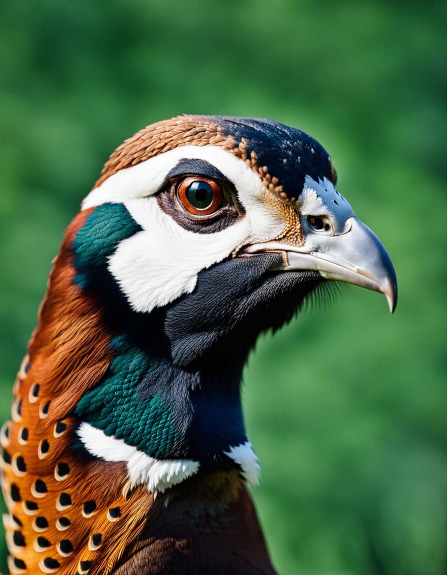 Glistening Pheasant Portrait
