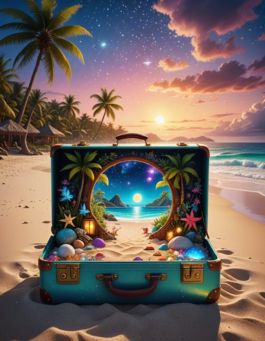 Fantasy Beach: A Suitcase to Another World