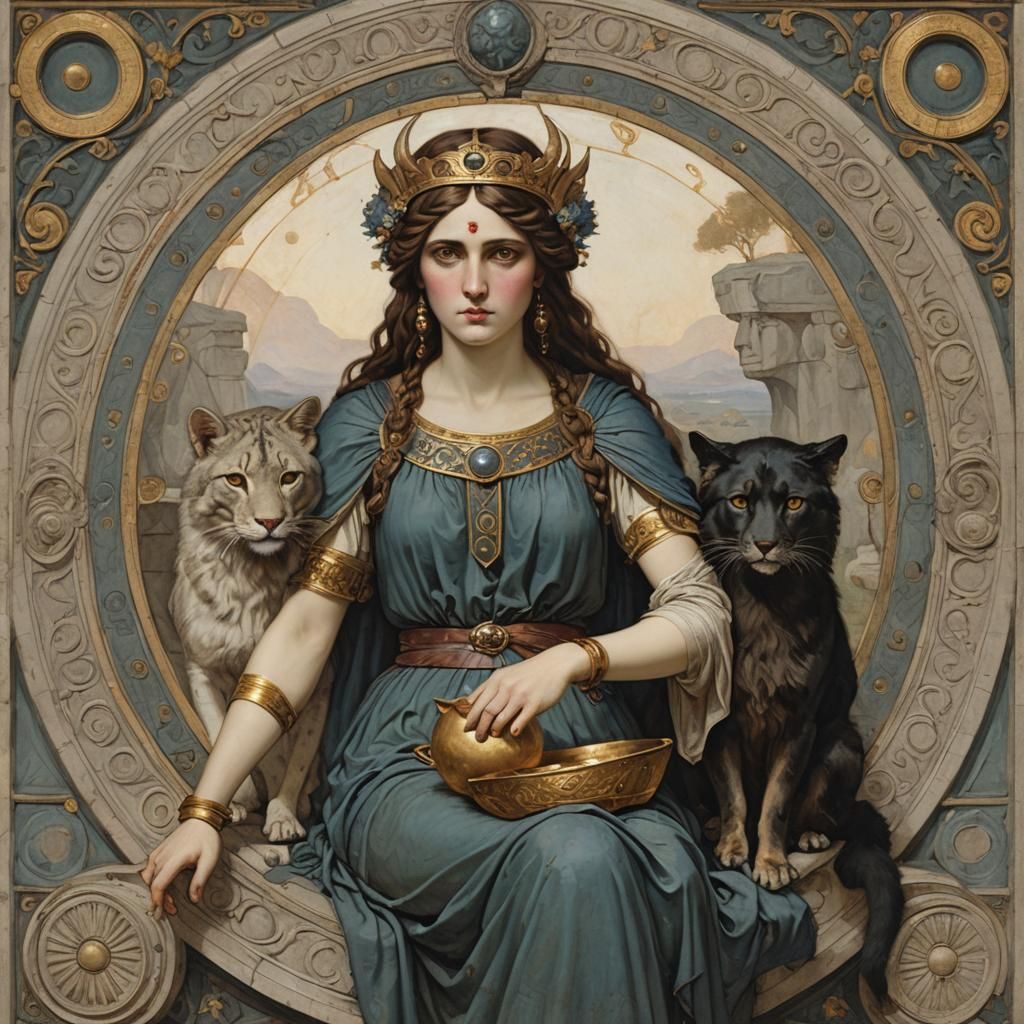 Mystical Image of Circe, the Enchantress