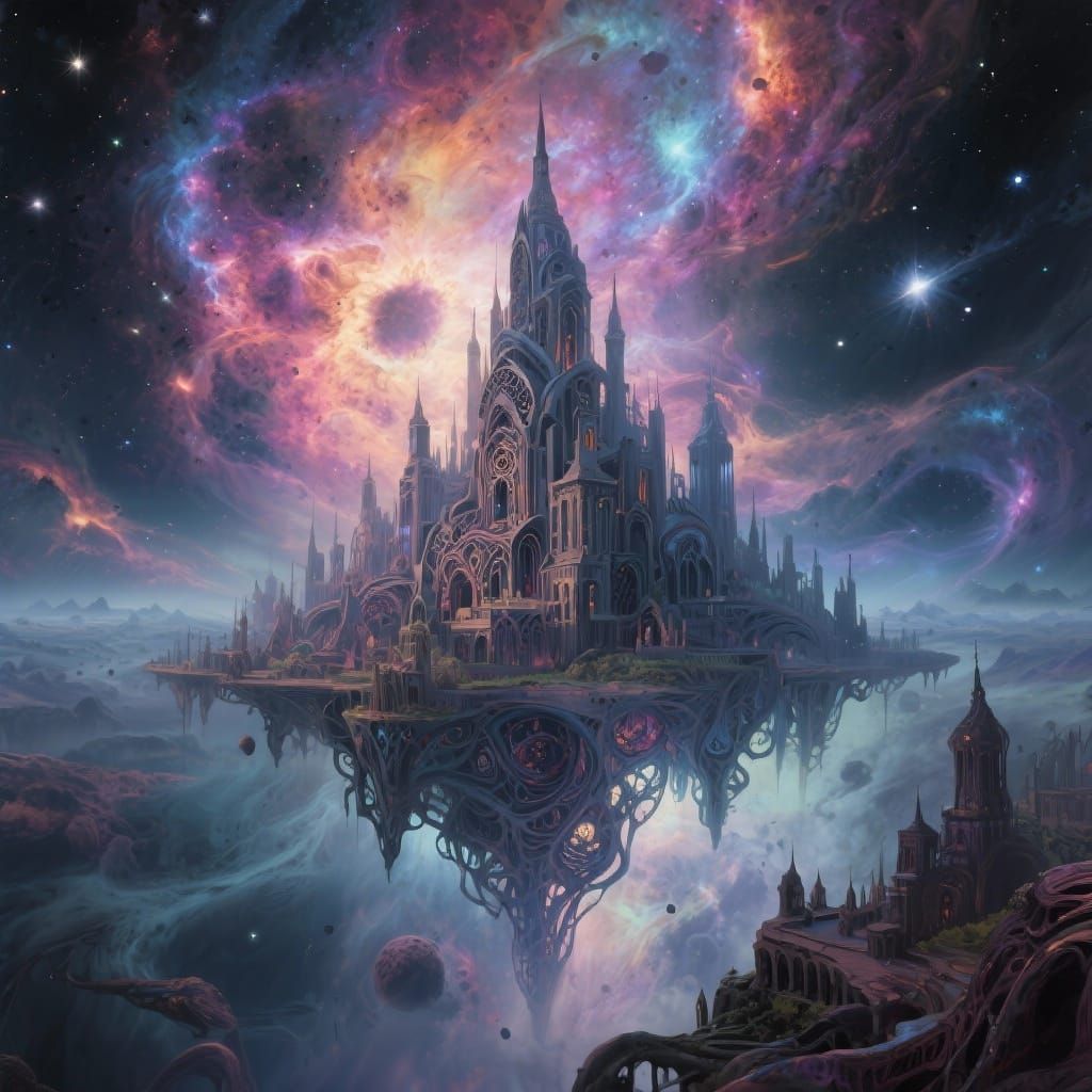 Spectral City in Cosmic Dust, Impossible Geometry