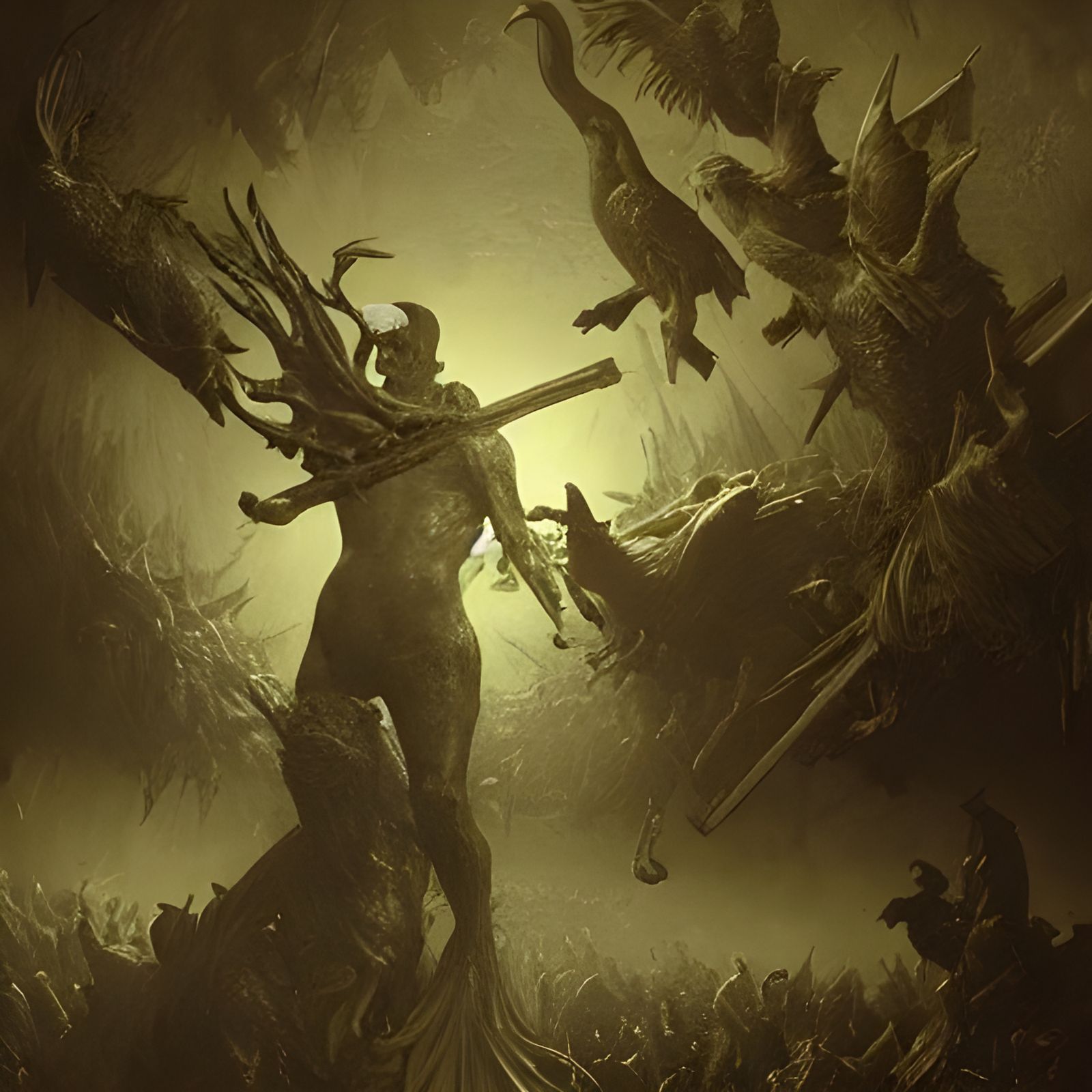 Rubber Chicken Mayhem in Doré Style