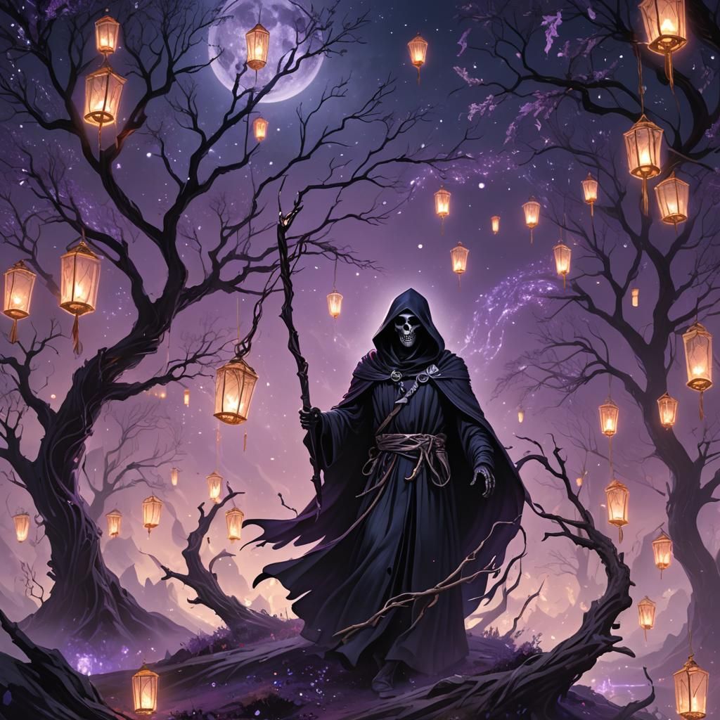 Mystical Grim Reaper Concept Art in Unreal Engine