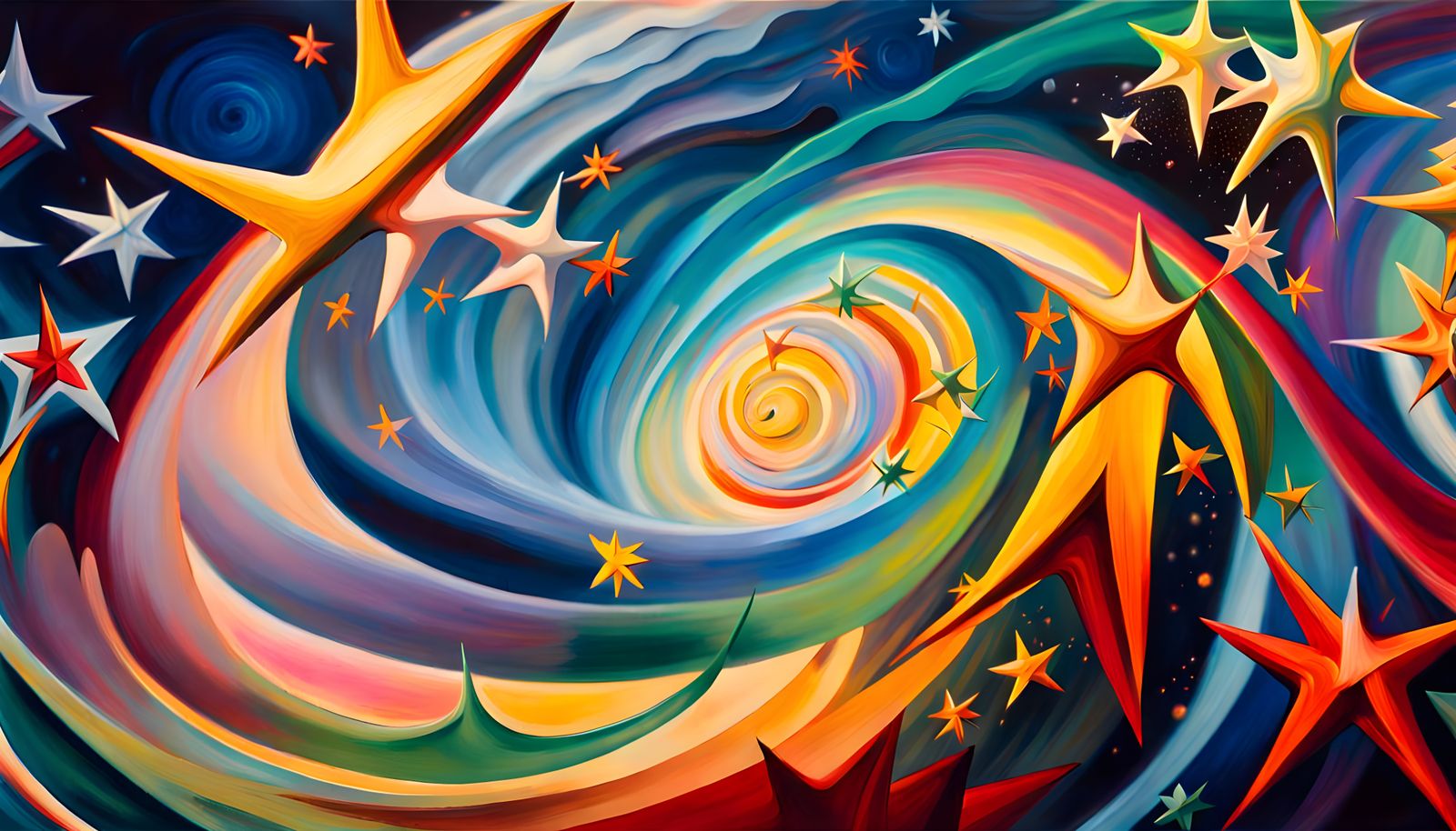 Iridescent Star Cluster with Magnetic Energy