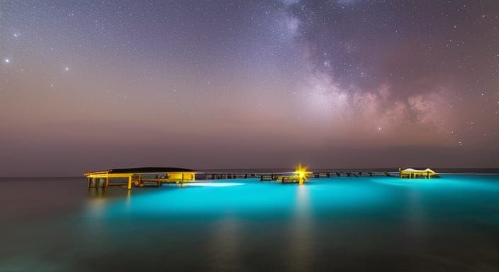 Sea of Stars, Vaadhoo Island, Maldives, bioluminescence