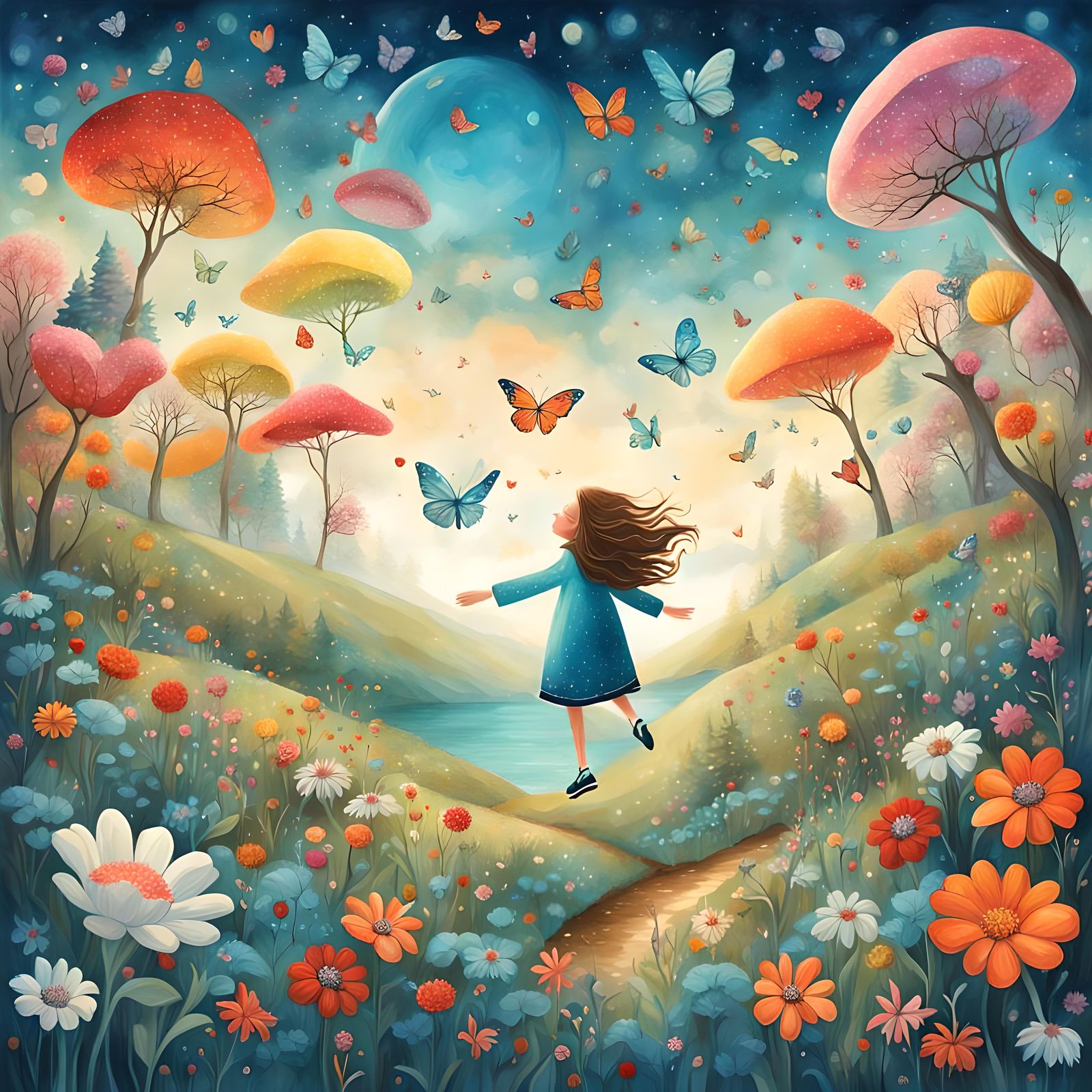 Enchanting Fairytale: Grace's Magical Flower Collection