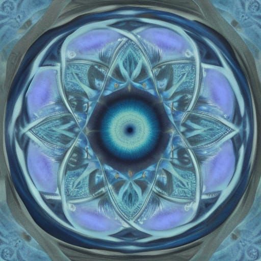 Abstract Diffusion Art Piece