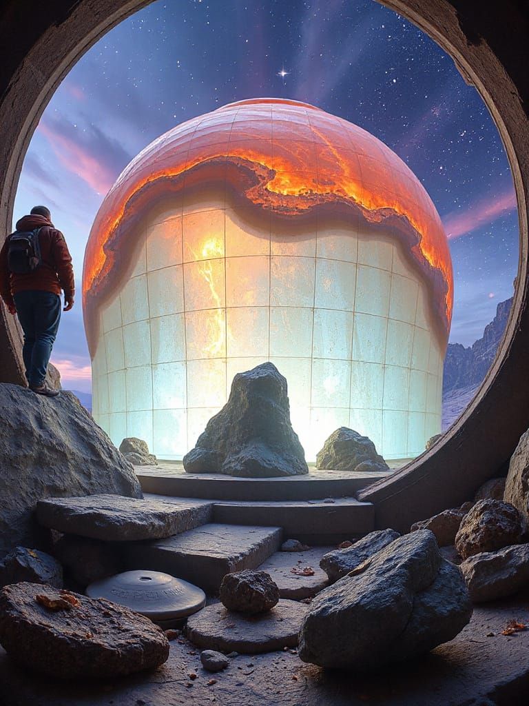 Diatomaceous Modernism Inflatable Ceramic Earthly Whirlingto...