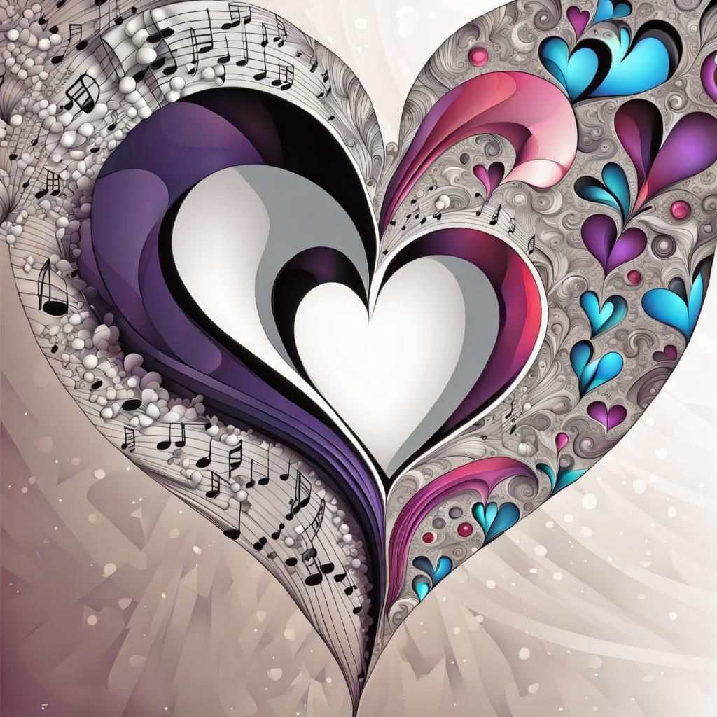 Abstract Music Fractals Heal Broken Hearts