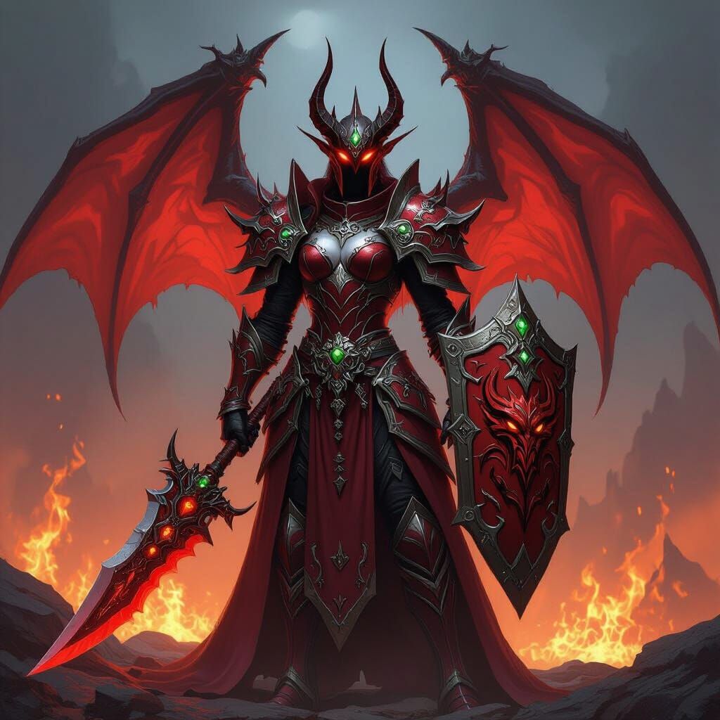 Blood Elf Death Knight Demon Hunter Concept Art