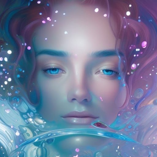 Stunning Crystal Flowers with Opal Splashes