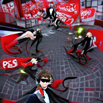 Stylized Character Portrait in Anime Style