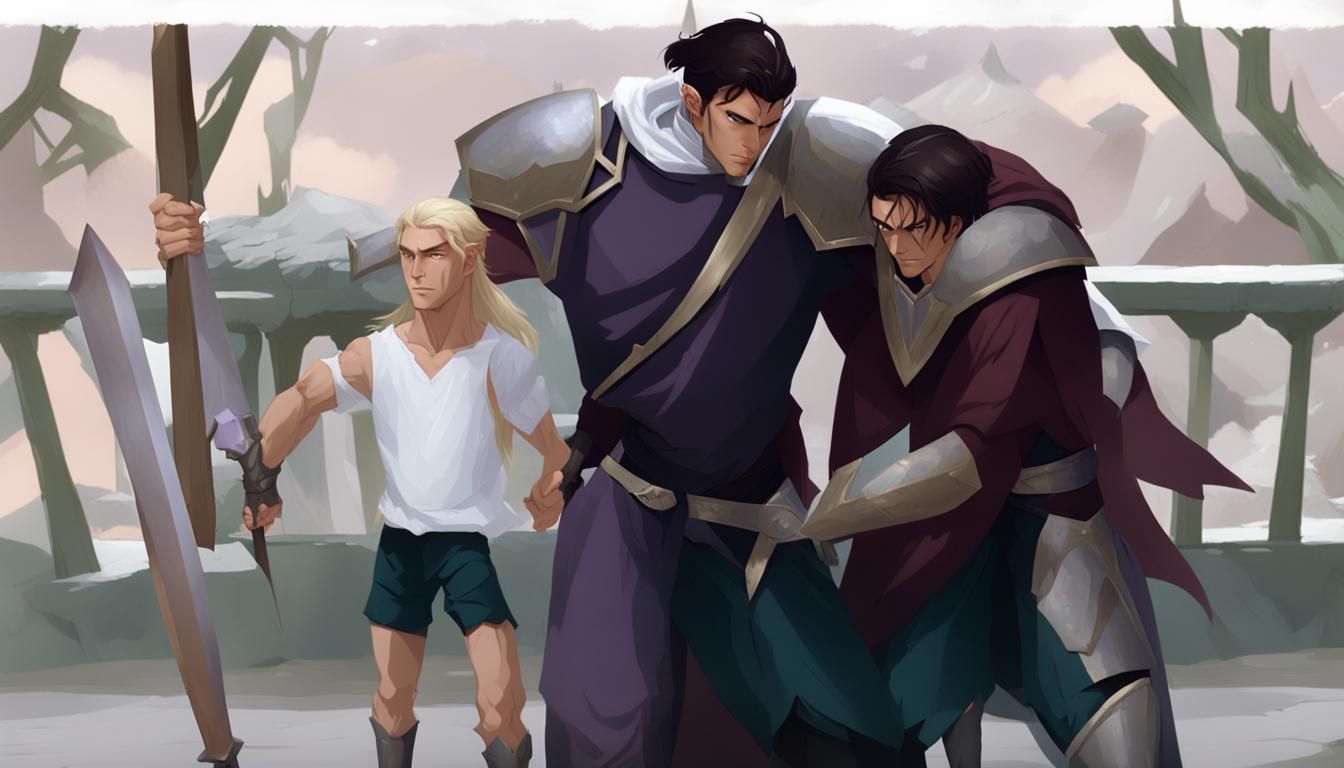 Ethereal Elf Warrior After Battle