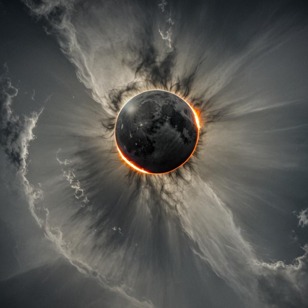 Spectacular Annular Solar Eclipse in Hyperrealistic Detail