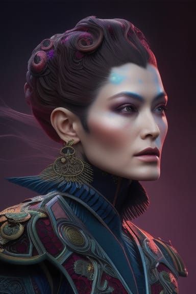 Fantasy wizard portrait