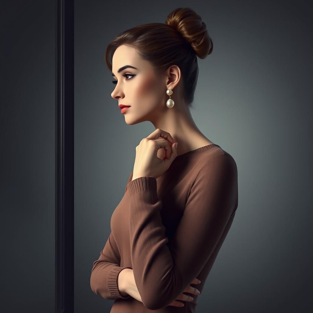 Dreamy Woman at Window, Ethereal Fantasy Art