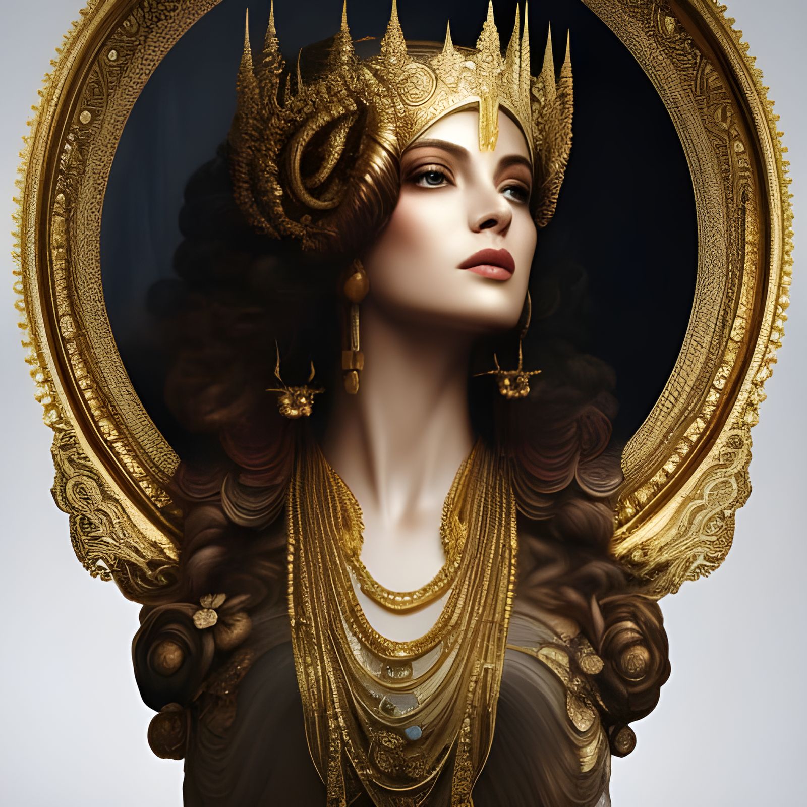 Forge Goddess Portrait in Fantasy Art Style