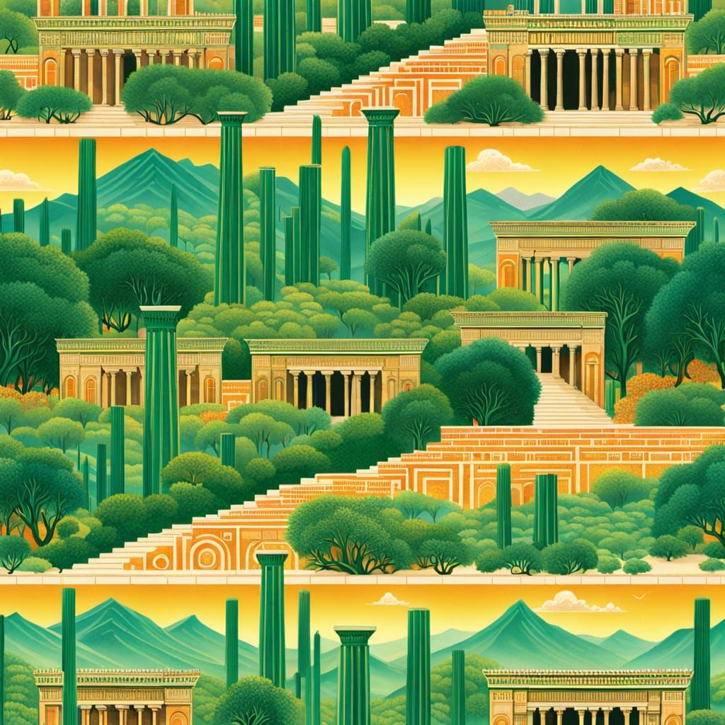 Persepolis: Ancient City Imagined in Cinematic Fantasy Style