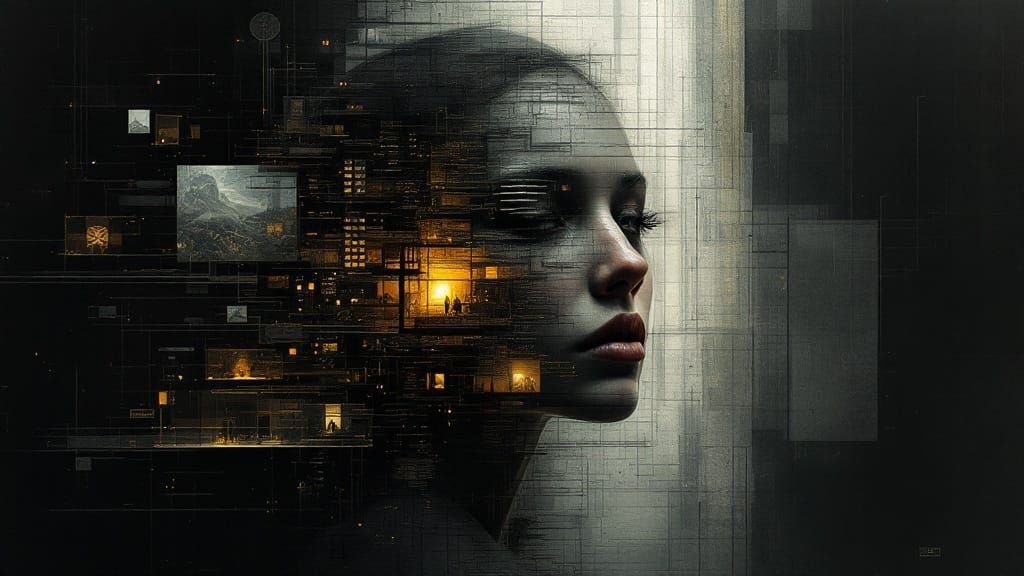 Ethereal Night Anchor Illuminated by Dramatic Spotlighting