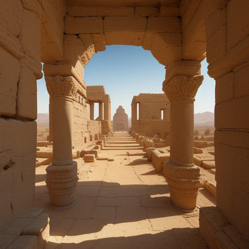 Ancient Elam Desert Ruins Come Alive in Cinematic Photograph...