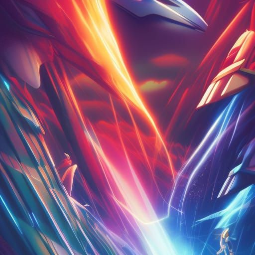 Power Rangers in Studio Ghibli Anime Style