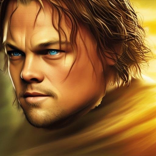 Leonardo DiCaprio as Lord of the Rings Character
