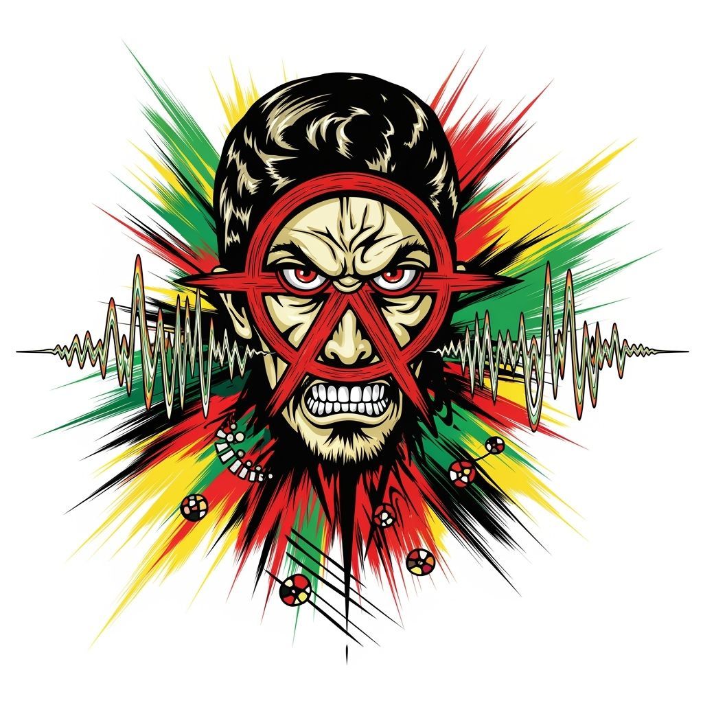 Abstract Fractal Art with Wave Function and Zentangle Elemen...