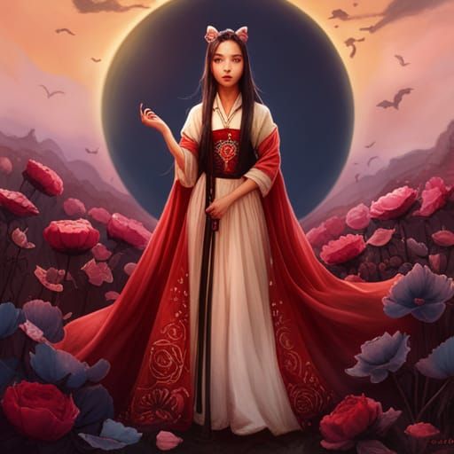 Alice in Korean Hanbok