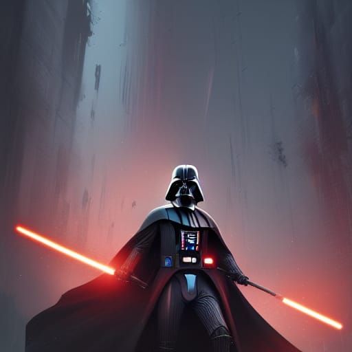 Darth Vader Concept Art in 8k Resolution
