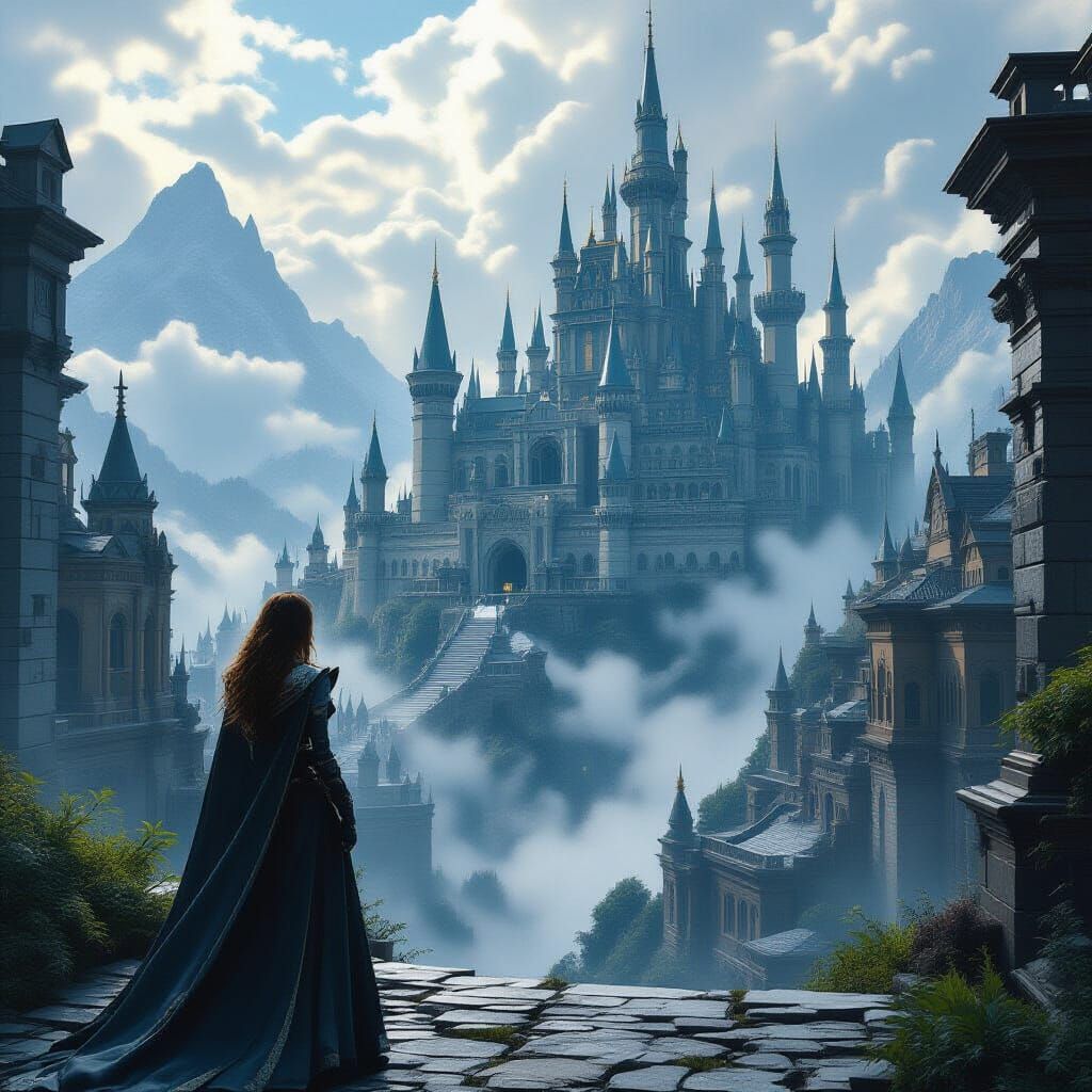 Epic Cinematic Painting of Brigitte