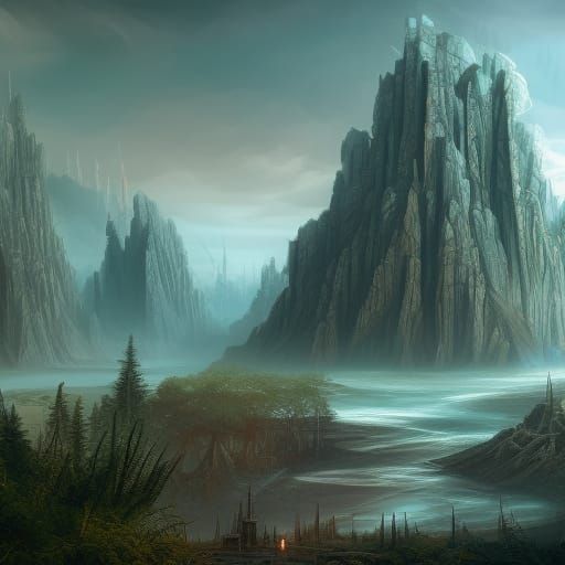 Fantastical South Carolina: Detailed Matte Painting