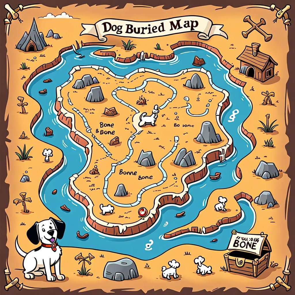 The way to the buried bone