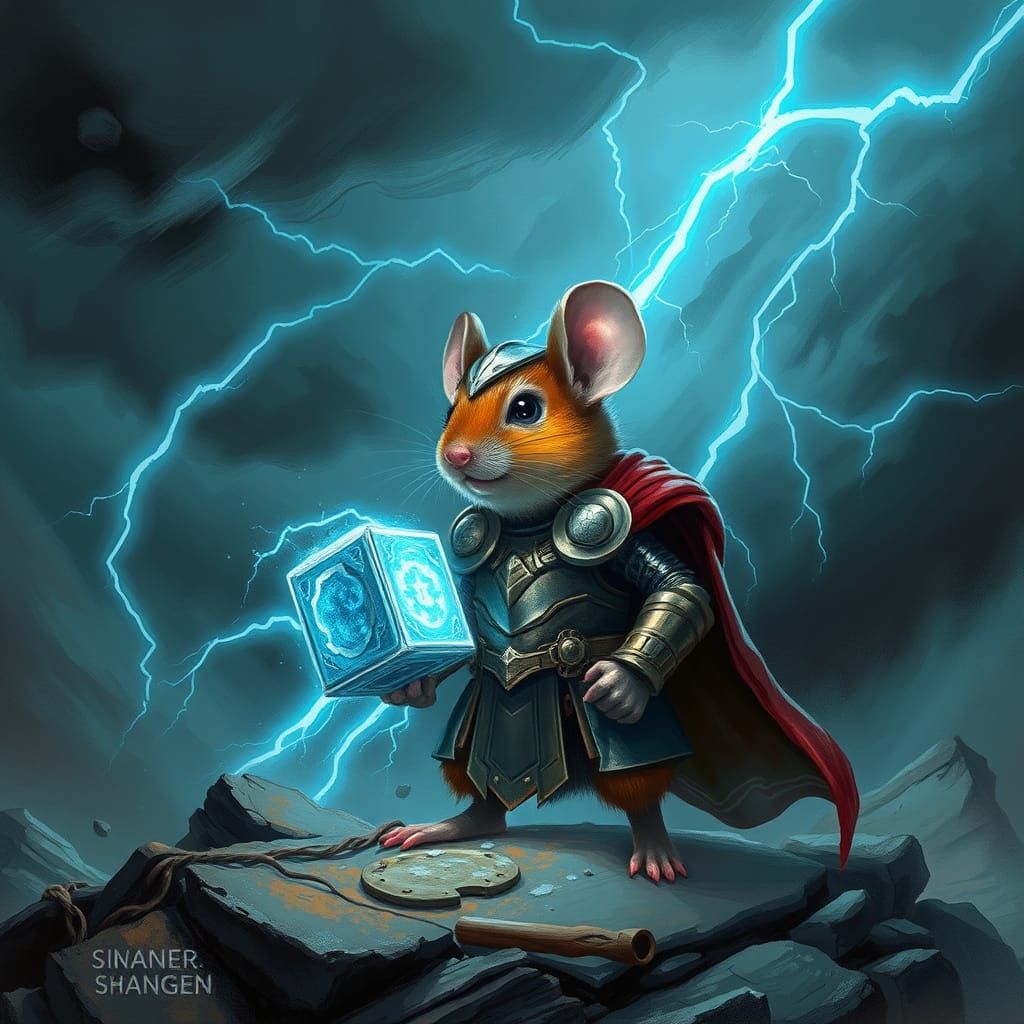 Ben being a heroic mouse