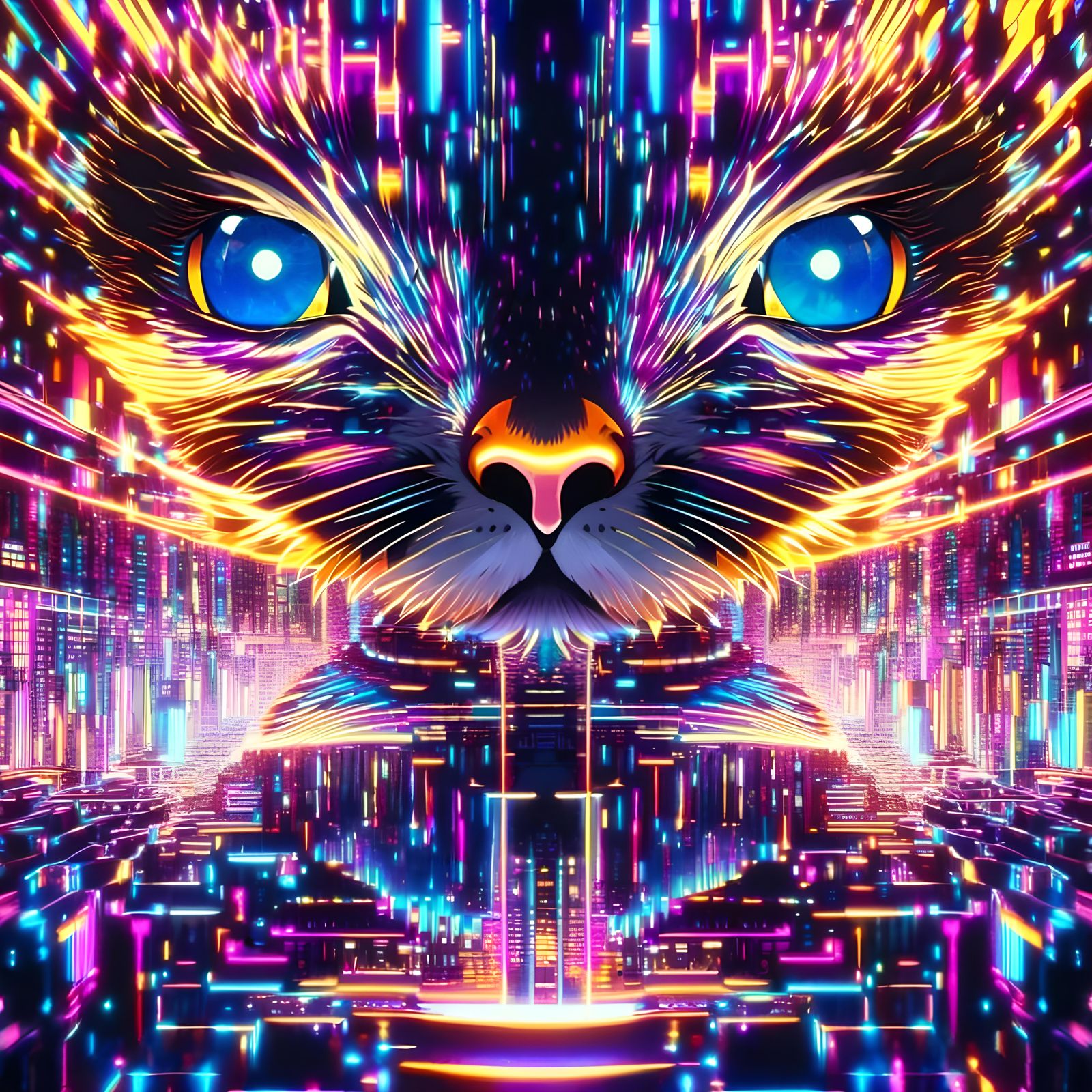 Anime Animal in Studio Ghibli Style