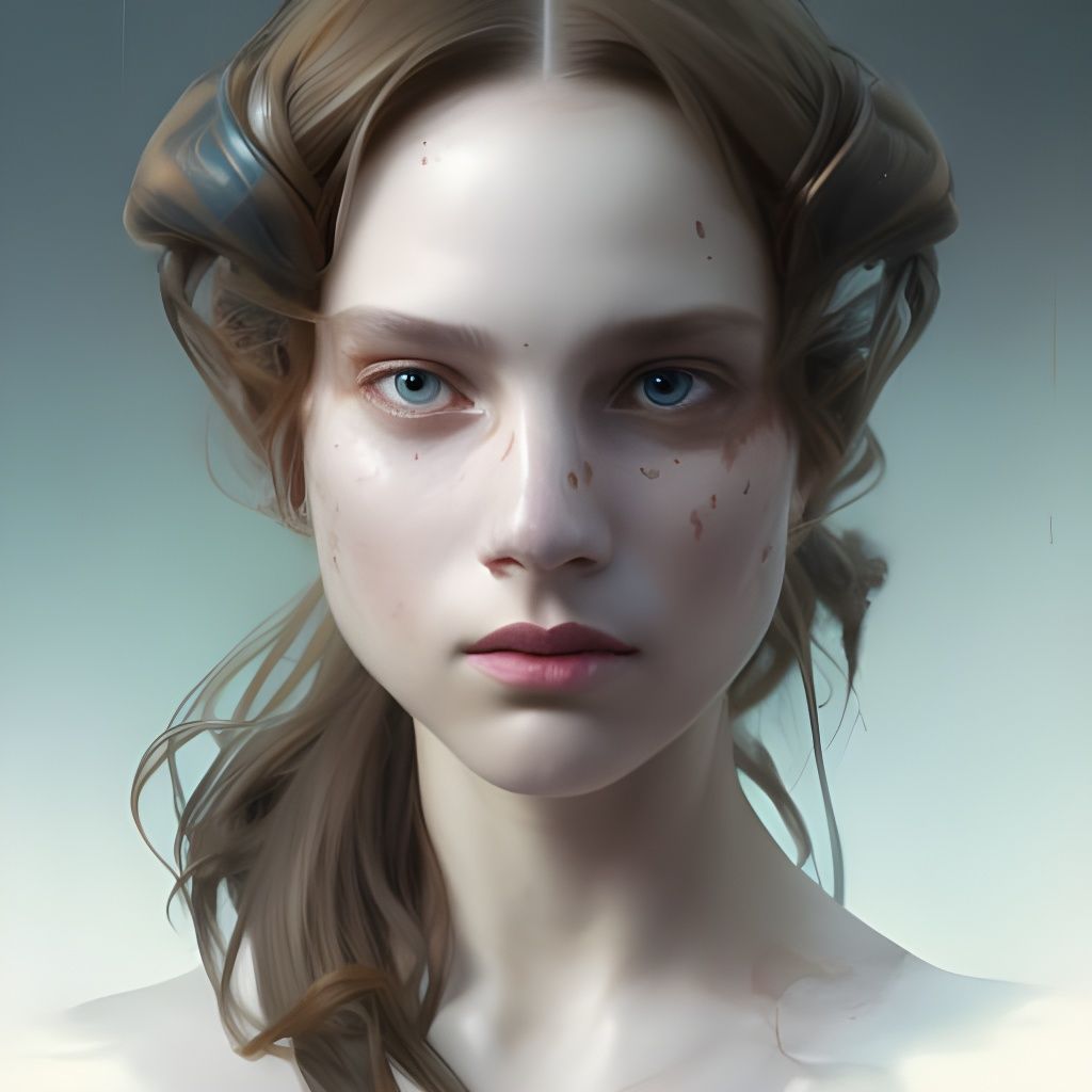 Doppelganger Portrait in Hyperdetailed Style
