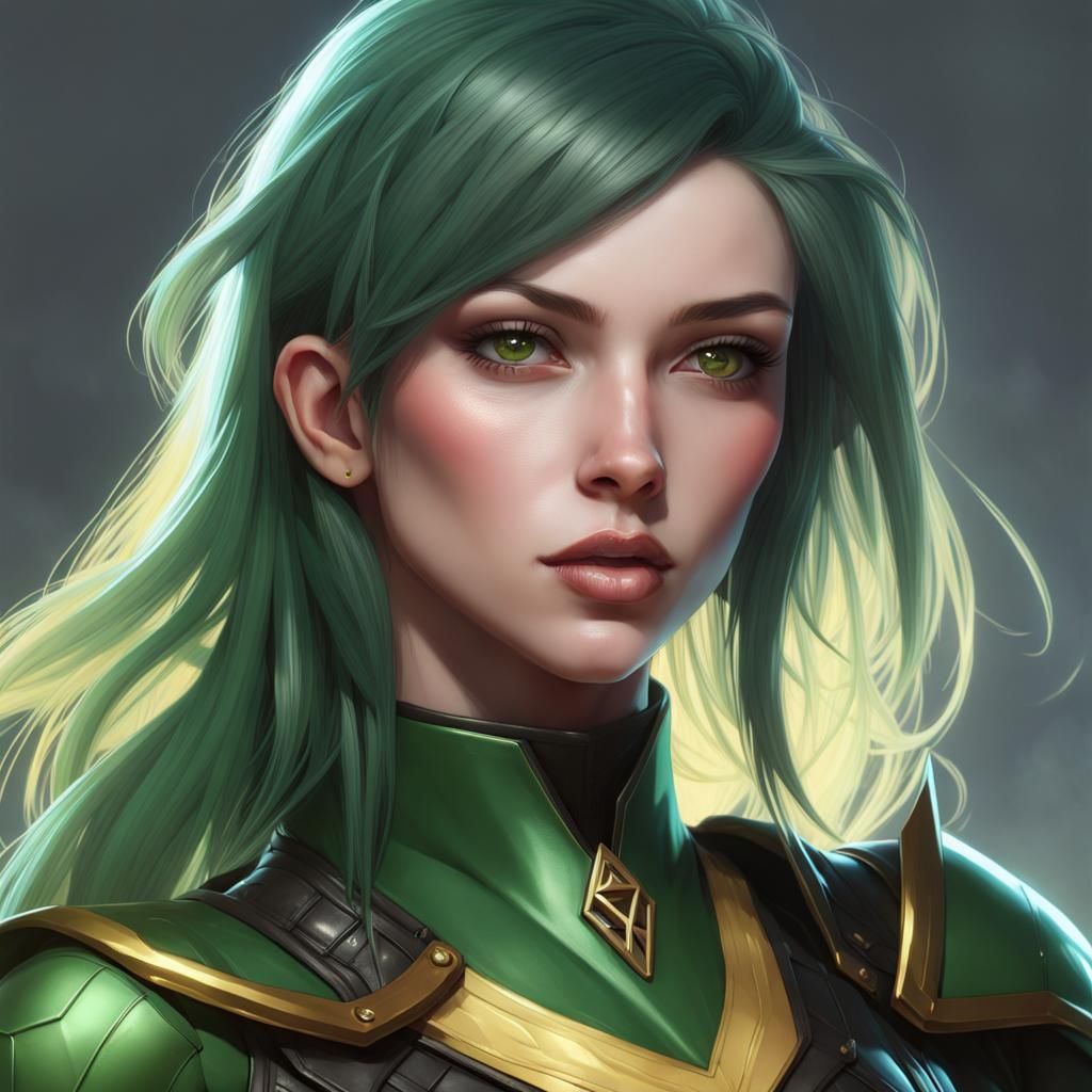 Dark Fantasy Artificer Portrait in Hyperrealism Style