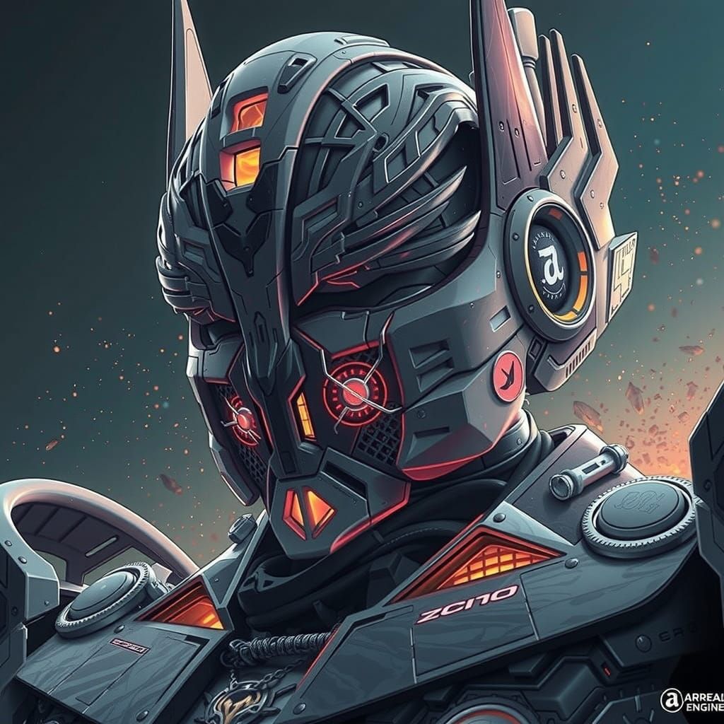 Glowing Eyes in Vibrant Fantasy Art