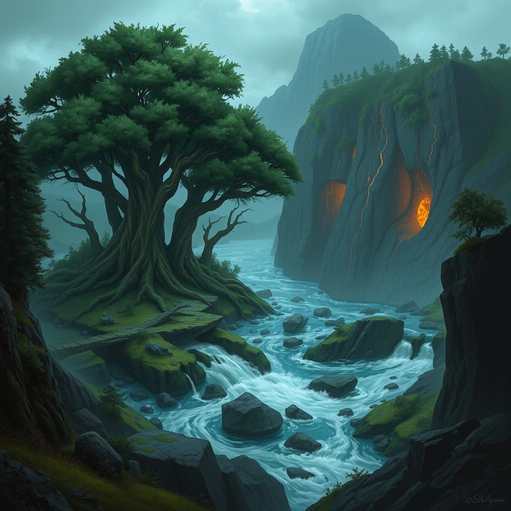 Mysterious Thunderroot Grove in the Ykalon Wilds