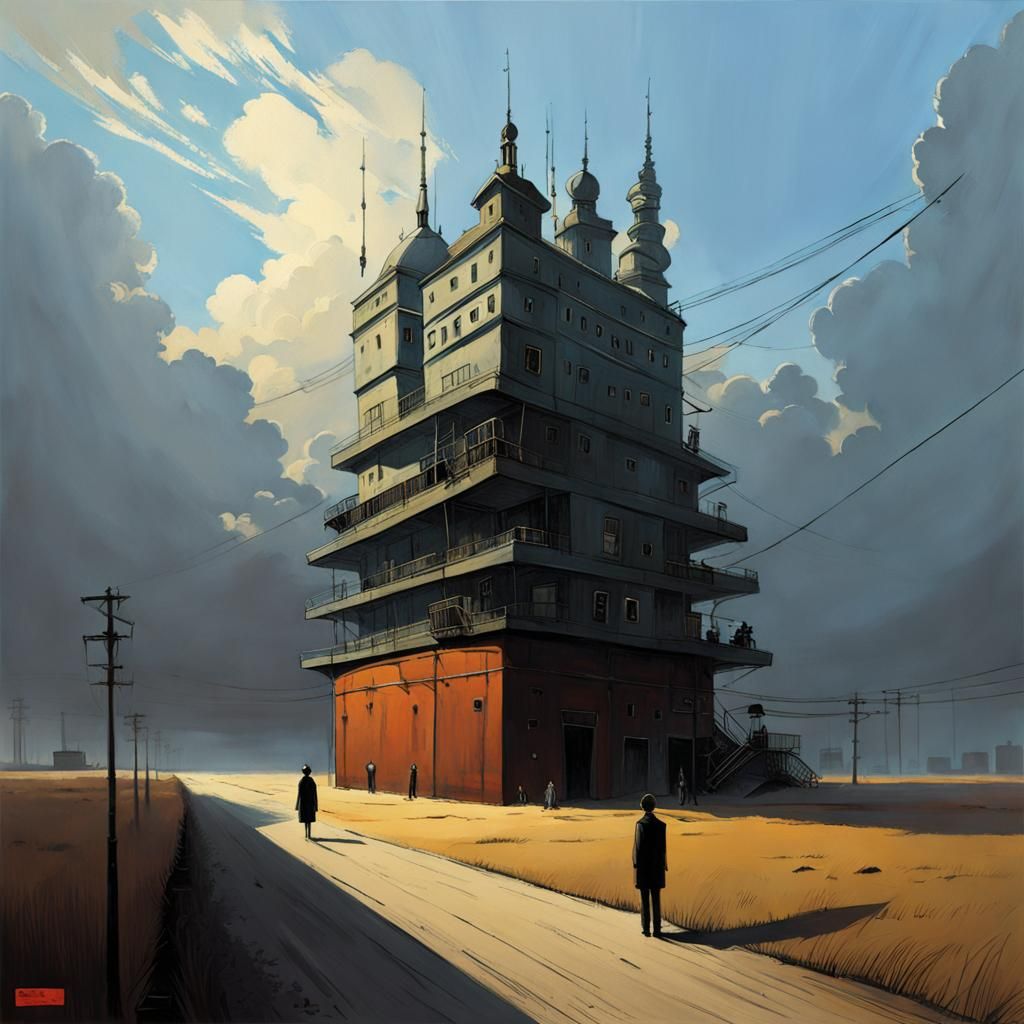 Awkward Architecture in Manga Style