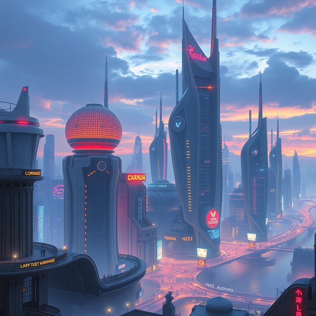 Futuristic city