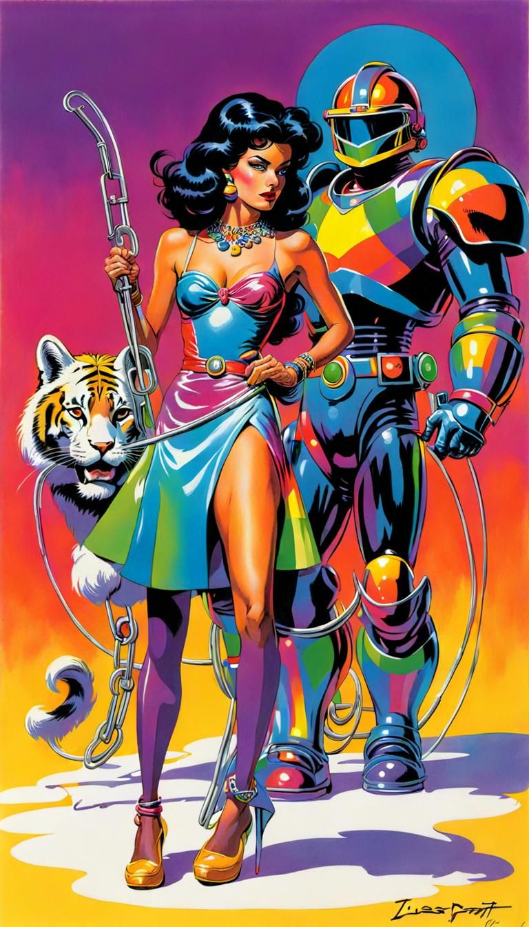 Microsoft Paperclip Trial in Fantasy Art Style